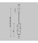 Maytoni Seoul Lampa wisząca LED 2000lm 3000K Biały MOD374PL-L28W3K Maytoni Seoul Lampa wisząca LED 2000lm 3000K Biały MOD374PL-L28W3K