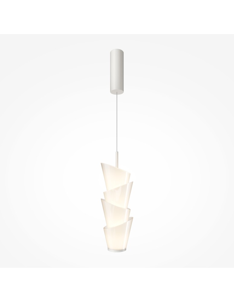 Maytoni Seoul Lampa wisząca LED 2000lm 3000K Biały MOD374PL-L28W3K Maytoni Seoul Lampa wisząca LED 2000lm 3000K Biały MOD374PL-L28W3K