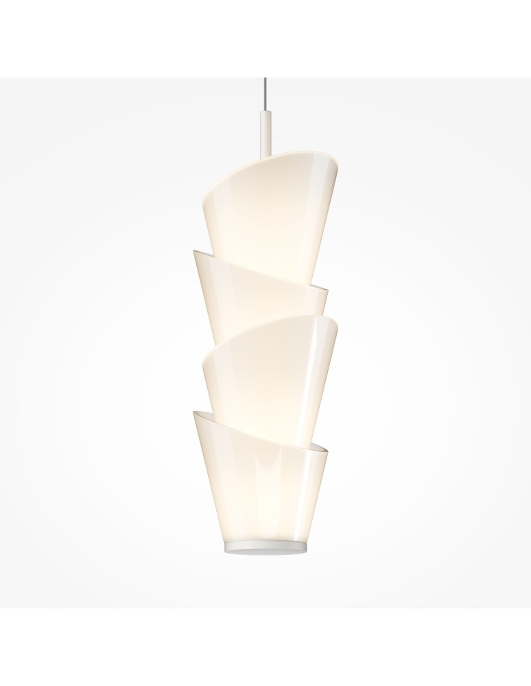 Maytoni Seoul Lampa wisząca LED 2000lm 3000K Biały MOD374PL-L28W3K Maytoni Seoul Lampa wisząca LED 2000lm 3000K Biały MOD374PL-L28W3K