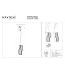 Maytoni Shadows of the past Lampa wisząca LED 1200lm 3000K Czarny MOD263PL-L20B3K Maytoni Shadows of the past Lampa wisząca LED 1200lm 3000K Czarny MOD263PL-L20B3K