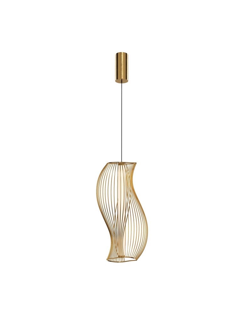 Maytoni Shadows of the past Lampa wisząca LED 1400lm 3000K Mosiądz MOD263PL-L20BS3K