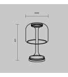 Maytoni Spirito Lampa stołowa LED 820lm 3000K Czarny MOD286TL-L18B3K Maytoni Spirito Lampa stołowa LED 820lm 3000K Czarny MOD286TL-L18B3K