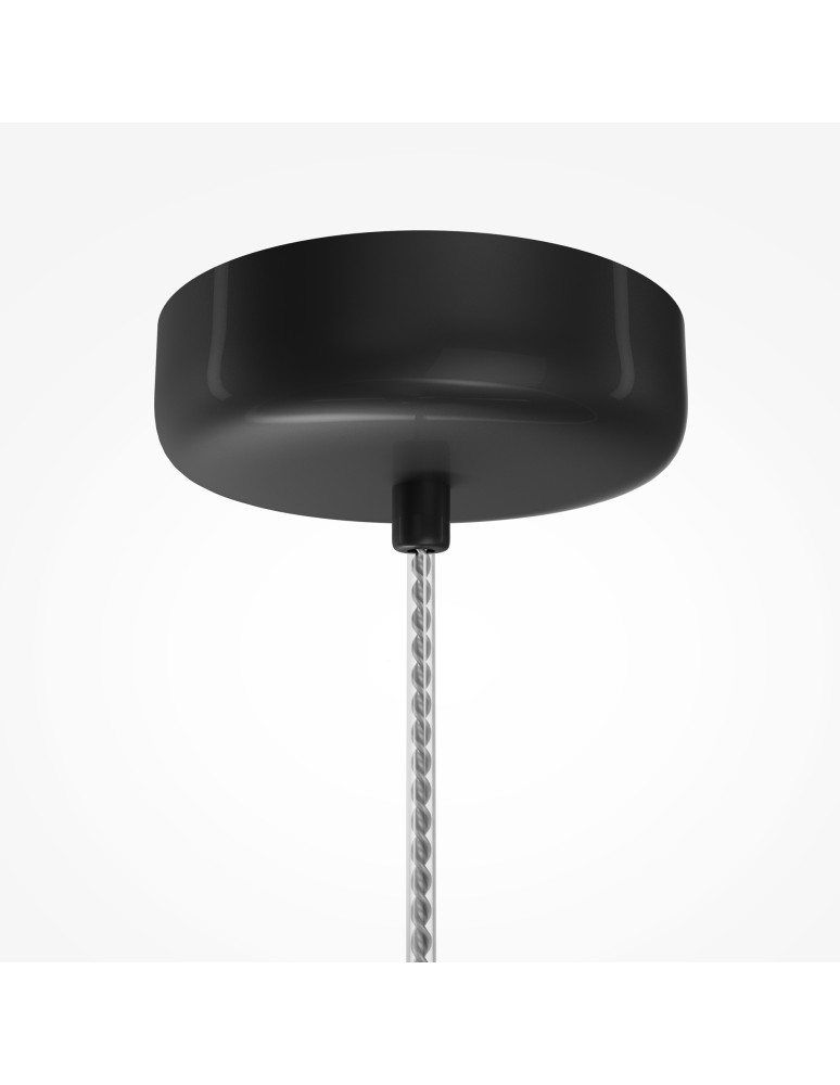 Maytoni Spirito Lampa wisząca LED 1600lm 3000K Czarny MOD286PL-L18B3K