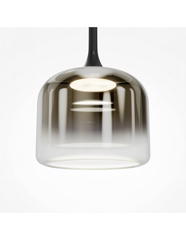 Maytoni Spirito Lampa wisząca LED 1600lm 3000K Czarny MOD286PL-L18B3K