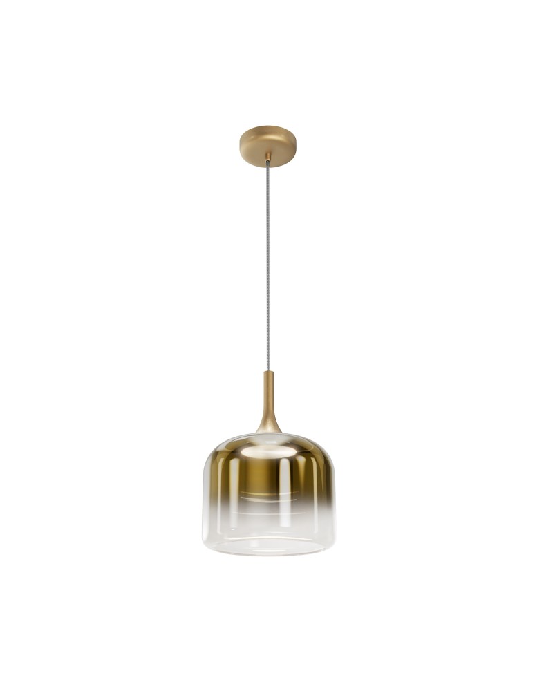 Maytoni Spirito Lampa wisząca LED 1600lm 3000K Złoto MOD286PL-L18G3K