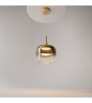 Lampy wiszące pojedyncze - Maytoni Spirito Lampa wisząca LED 1600lm 3000K Złoty MOD286PL-L18G3K - product 5