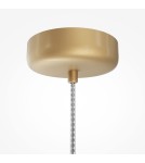 Lampy wiszące pojedyncze - Maytoni Spirito Lampa wisząca LED 1600lm 3000K Złoty MOD286PL-L18G3K - product 6