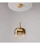 Lampy wiszące pojedyncze - Maytoni Spirito Lampa wisząca LED 1600lm 3000K Złoty MOD286PL-L18G3K - product 10