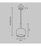 Maytoni Spirito Lampa wisząca LED 1600lm 3000K Biały MOD286PL-L18W3K Maytoni Spirito Lampa wisząca LED 1600lm 3000K Biały MOD286PL-L18W3K