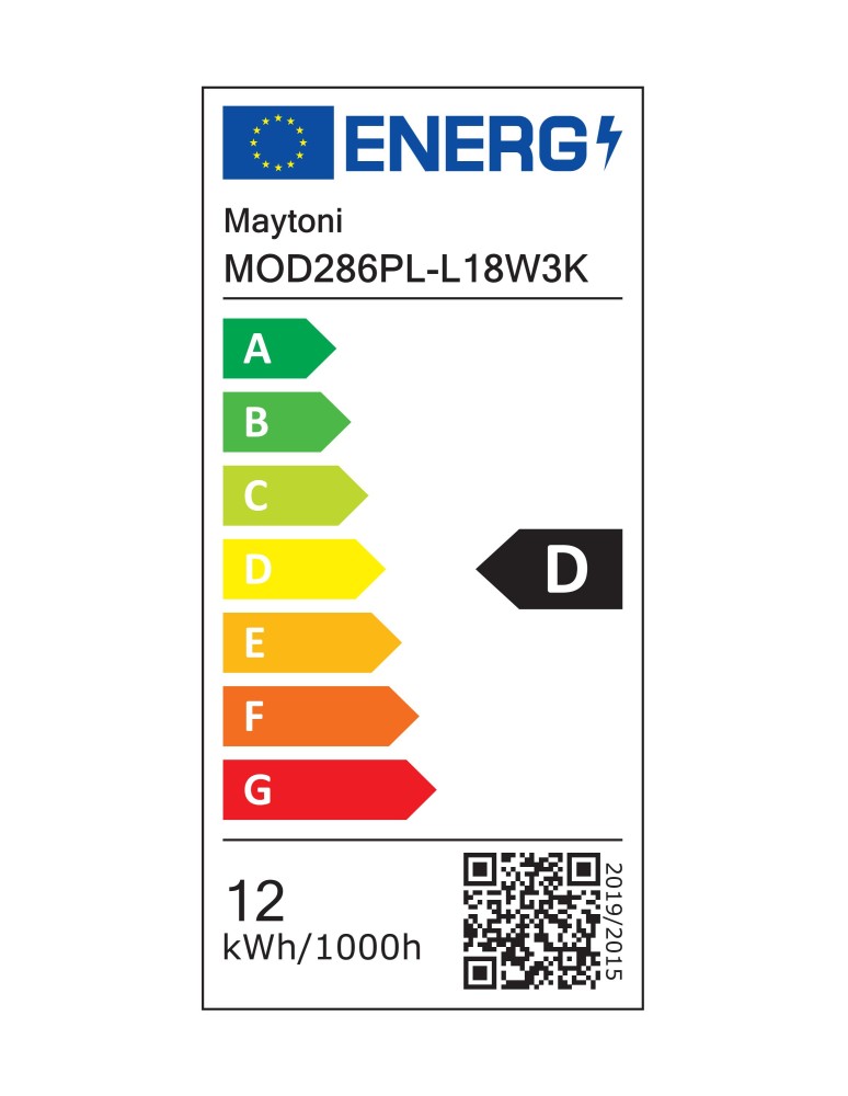 Maytoni Spirito Lampa wisząca LED 1600lm 3000K Biały MOD286PL-L18W3K Maytoni Spirito Lampa wisząca LED 1600lm 3000K Biały MOD286PL-L18W3K