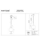 Maytoni Spirito Lampa wisząca LED 1600lm 3000K Biały MOD286PL-L18W3K Maytoni Spirito Lampa wisząca LED 1600lm 3000K Biały MOD286PL-L18W3K