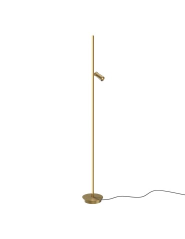 Maytoni Thin Lampa podłogowa LED 800lm 3000K Mosiądz MOD395FL-L28BS3K