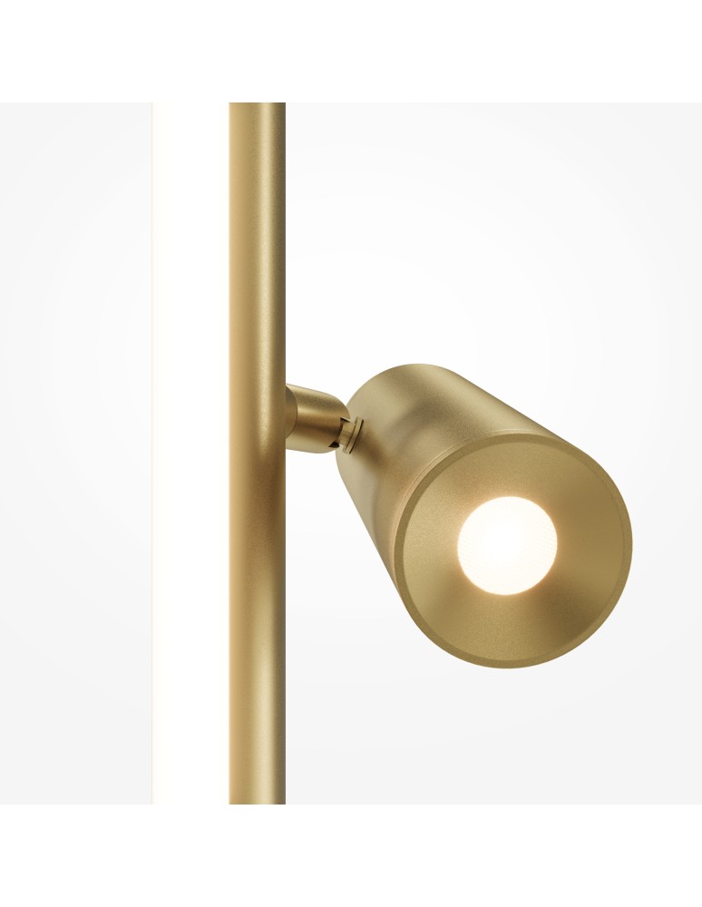 Maytoni Thin Lampa podłogowa LED 800lm 3000K Mosiądz MOD395FL-L28BS3K Maytoni Thin Lampa podłogowa LED 800lm 3000K Mosiądz MOD395FL-L28BS3K