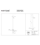 Maytoni Thin Lampa podłogowa LED 800lm 3000K Mosiądz MOD395FL-L28BS3K Maytoni Thin Lampa podłogowa LED 800lm 3000K Mosiądz MOD395FL-L28BS3K