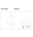 Maytoni Bergamo Lampa wisząca 5xE27 Czarny MOD613PL-05W1 Maytoni Bergamo Lampa wisząca 5xE27 Czarny MOD613PL-05W1