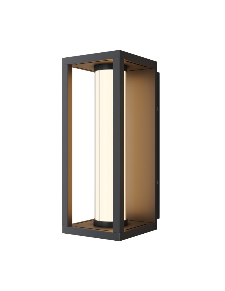 Maytoni Expo Zewnętrzna Lampa Ścienna LED 650lm 3000K Czarny O480WL-L12B3K