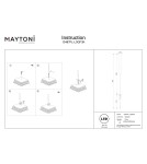 Maytoni Flare Zewnętrzna Stojąca z Klinem LED 250lm 3000K Grafit O487FL-L3GF3K Maytoni Flare Zewnętrzna Stojąca z Klinem LED 250lm 3000K Grafit O487FL-L3GF3K