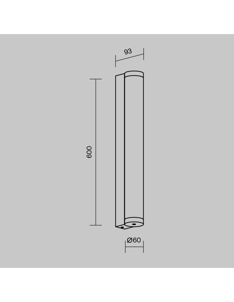 Maytoni Rounge Zewnętrzna Lampa Ścienna LED 800lm 3000K Czarny O482WL-L16B3K Maytoni Rounge Zewnętrzna Lampa Ścienna LED 800lm 3000K Czarny O482WL-L16B3K