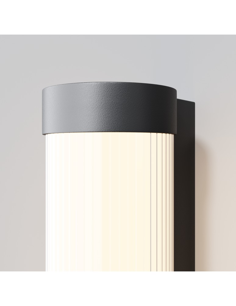 Maytoni Rounge Zewnętrzna Lampa Ścienna LED 800lm 3000K Czarny O482WL-L16B3K Maytoni Rounge Zewnętrzna Lampa Ścienna LED 800lm 3000K Czarny O482WL-L16B3K