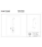 Maytoni Sleek Zewnętrzna Stojąca Słupek Ogrodowy Wysoki LED 150lm 3000K Grafit O477FL-L2GF3K Maytoni Sleek Zewnętrzna Stojąca Słupek Ogrodowy Wysoki LED 150lm 3000K Grafit O477FL-L2GF3K