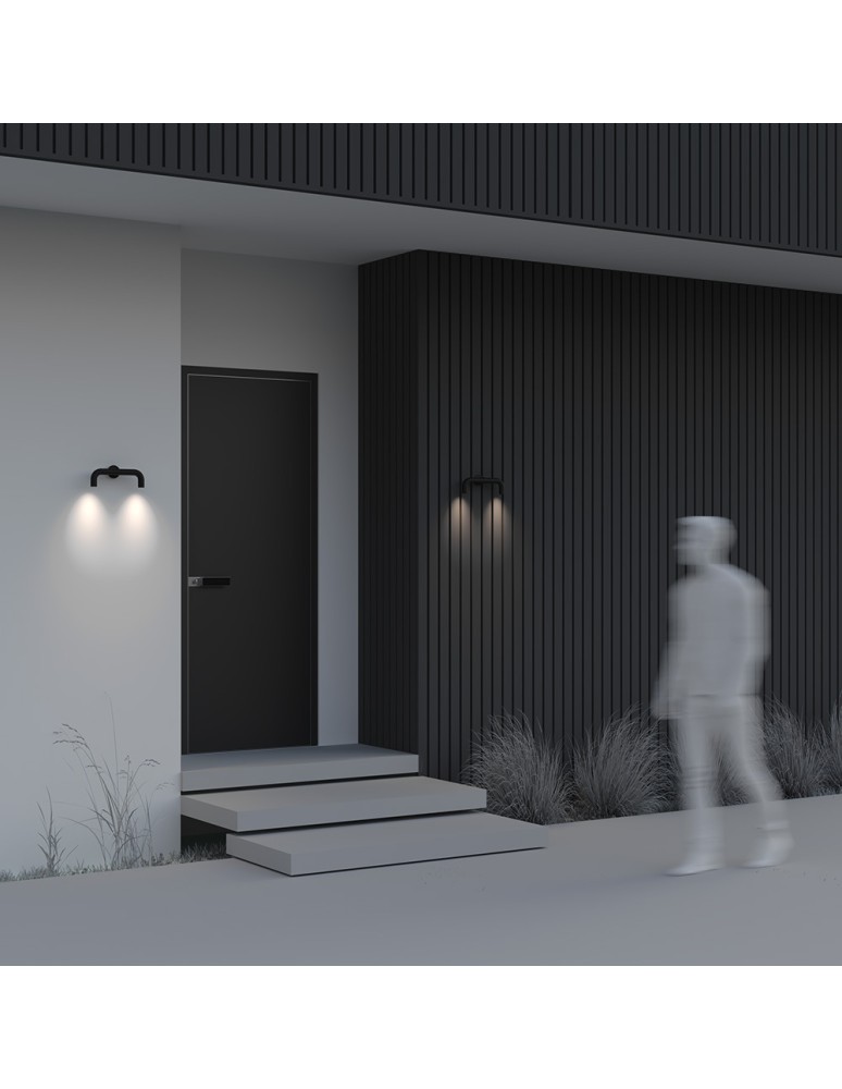 Maytoni Sleek Zewnętrzna Lampa Ścienna LED 300lm 3000K Grafit O477WL-L4GF3K