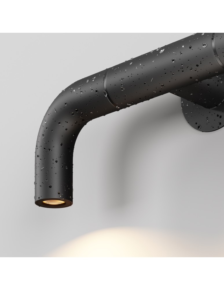 Maytoni Sleek Zewnętrzna Lampa Ścienna LED 300lm 3000K Grafit O477WL-L4GF3K