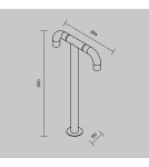 Maytoni Sleek Zewnętrzna Stojąca Słupek Ogrodowy Podwójny Ruchomy LED 300lm 3000K Grafit O477FL-L4GF3K Maytoni Sleek Zewnętrzna Stojąca Słupek Ogrodowy Podwójny Ruchomy LED 300lm 3000K Grafit O477FL-L4GF3K
