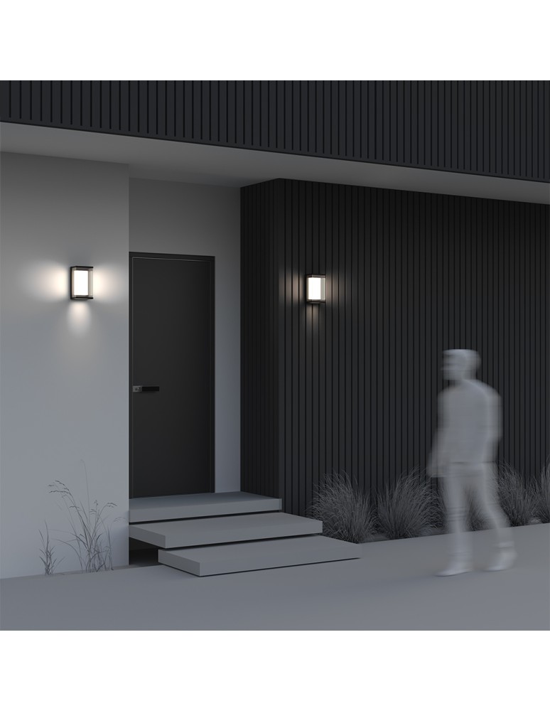 Maytoni Baker Street Zewnętrzna Lampa Ścienna LED 420lm 3000K Czarny O021WL-L10B3K Maytoni Baker Street Zewnętrzna Lampa Ścienna LED 420lm 3000K Czarny O021WL-L10B3K