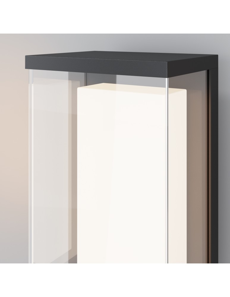 Maytoni Baker Street Zewnętrzna Lampa Ścienna LED 420lm 3000K Czarny O021WL-L10B3K Maytoni Baker Street Zewnętrzna Lampa Ścienna LED 420lm 3000K Czarny O021WL-L10B3K