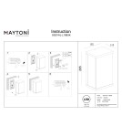 Maytoni Baker Street Zewnętrzna Lampa Ścienna LED 420lm 3000K Czarny O021WL-L10B3K Maytoni Baker Street Zewnętrzna Lampa Ścienna LED 420lm 3000K Czarny O021WL-L10B3K
