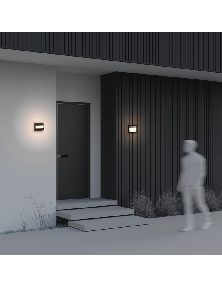 Maytoni Downing Street Zewnętrzna Lampa Ścienna LED 380lm 3000K Czarny O020WL-L10B3K Maytoni Downing Street Zewnętrzna Lampa Ścienna LED 380lm 3000K Czarny O020WL-L10B3K