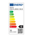 Maytoni BASIS Lampa wisząca LED 2310lm 2700K-6000K Czarny P051PL-36W2.7-6K-B Maytoni BASIS Lampa wisząca LED 2310lm 2700K-6000K Czarny P051PL-36W2.7-6K-B