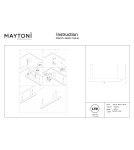 Maytoni BASIS Lampa wisząca LED 2310lm 2700K-6000K Czarny P051PL-36W2.7-6K-B Maytoni BASIS Lampa wisząca LED 2310lm 2700K-6000K Czarny P051PL-36W2.7-6K-B