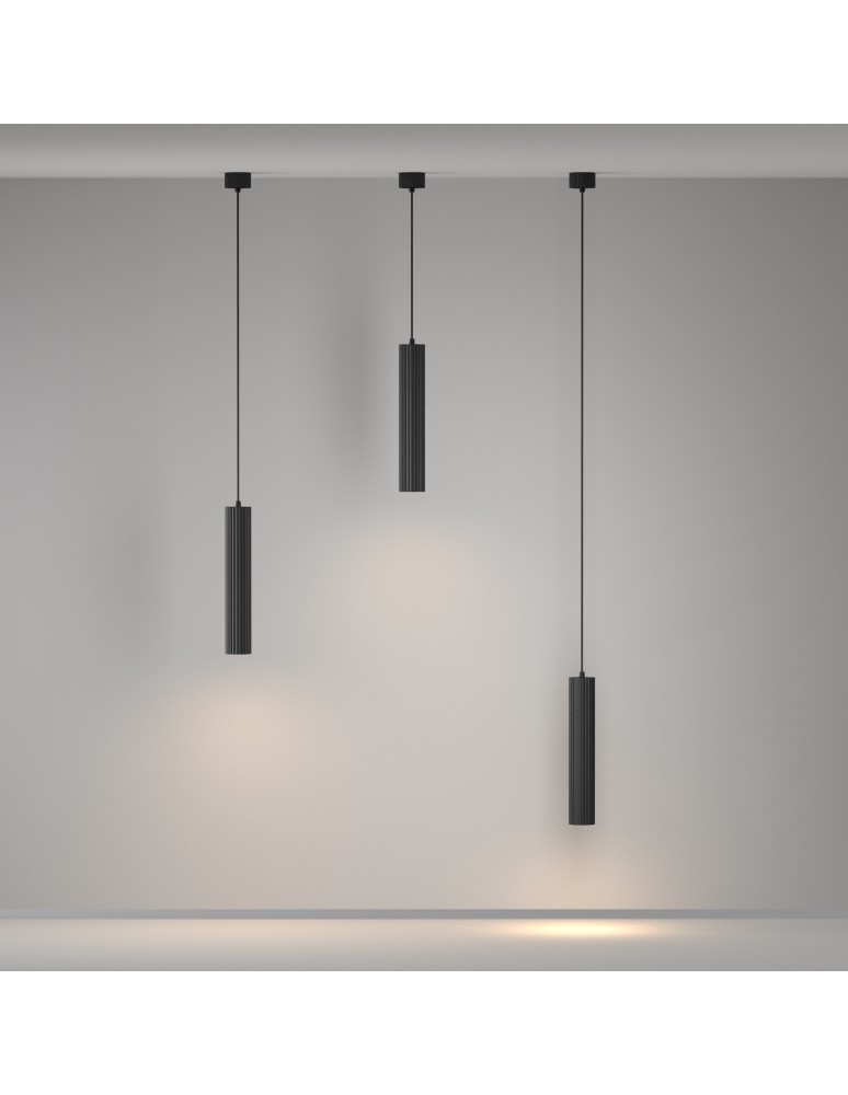 Maytoni Calipso Lampa wisząca 1xGU10 Czarny P106PL-01-GU10-B Maytoni Calipso Lampa wisząca 1xGU10 Czarny P106PL-01-GU10-B
