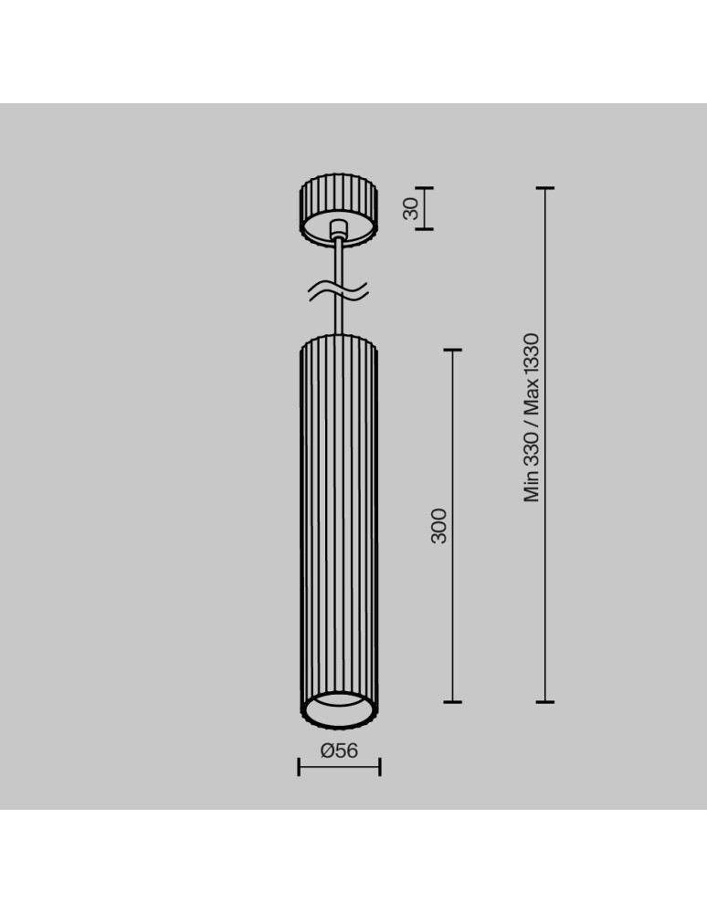 Maytoni Calipso Lampa wisząca 1xGU10 Biały P106PL-01-GU10-W Maytoni Calipso Lampa wisząca 1xGU10 Biały P106PL-01-GU10-W