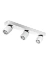 Azzardo TOMI 3 WHITE 3xGU10 Reflektor Sufitowy Biały/Szary AZ0664