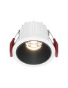 Maytoni Alfa LED Lampa wbudowana podtynkowa LED 450lm 3000K Biały i czarny DL043-01-10W3K-RD-WB