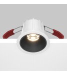 Maytoni Alfa LED Lampa wbudowana podtynkowa LED 450lm 3000K Biały i czarny DL043-01-10W3K-RD-WB Maytoni Alfa LED Lampa wbudowana podtynkowa LED 450lm 3000K Biały i czarny DL043-01-10W3K-RD-WB