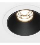 Maytoni Alfa LED Lampa wbudowana podtynkowa LED 450lm 3000K Biały i czarny DL043-01-10W3K-RD-WB Maytoni Alfa LED Lampa wbudowana podtynkowa LED 450lm 3000K Biały i czarny DL043-01-10W3K-RD-WB