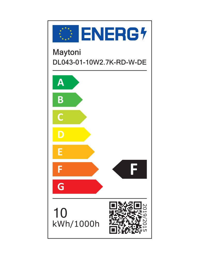 Maytoni Alfa LED Lampa wbudowana podtynkowa LED 500lm 2700K Biały DL043-01-10W2.7K-RD-W-DE Maytoni Alfa LED Lampa wbudowana podtynkowa LED 500lm 2700K Biały DL043-01-10W2.7K-RD-W-DE
