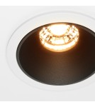 Maytoni Alfa LED Lampa wbudowana podtynkowa LED 500lm 2700K Biały i czarny DL043-01-10W2.7K-RD-WB-DE Maytoni Alfa LED Lampa wbudowana podtynkowa LED 500lm 2700K Biały i czarny DL043-01-10W2.7K-RD-WB-DE