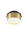 Maytoni Onda Lampa wbudowana podtynkowa LED 620lm 2200K-4000K Czarny i matowe złoto DL024-12W-DTW-BMG Maytoni Onda Lampa wbudowana podtynkowa LED 620lm 2200K-4000K Czarny i matowe złoto DL024-12W-DTW-BMG