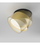 Maytoni Onda Lampa wbudowana podtynkowa LED 620lm 2200K-4000K Czarny i matowe złoto DL024-12W-DTW-BMG Maytoni Onda Lampa wbudowana podtynkowa LED 620lm 2200K-4000K Czarny i matowe złoto DL024-12W-DTW-BMG