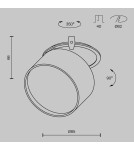 Maytoni Onda Lampa wbudowana podtynkowa LED 800lm 2200K-4000K Biały DL024-12W-DTW-W Maytoni Onda Lampa wbudowana podtynkowa LED 800lm 2200K-4000K Biały DL024-12W-DTW-W