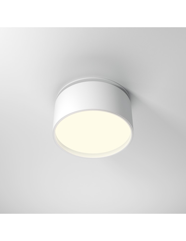 Maytoni Onda Lampa wbudowana podtynkowa LED 800lm 2200K-4000K Biały DL024-12W-DTW-W Maytoni Onda Lampa wbudowana podtynkowa LED 800lm 2200K-4000K Biały DL024-12W-DTW-W