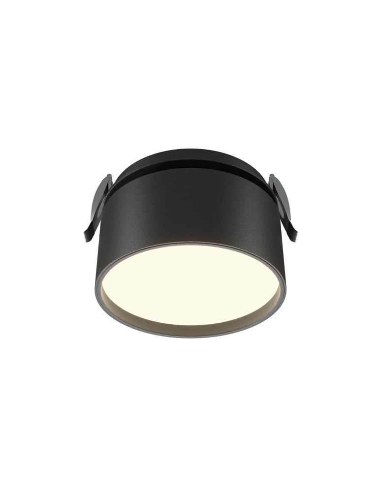 Maytoni Onda Lampa wbudowana podtynkowa LED 640lm 2200K-4000K Czarny DL024-12W-DTW-B Maytoni Onda Lampa wbudowana podtynkowa LED 640lm 2200K-4000K Czarny DL024-12W-DTW-B