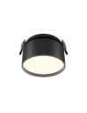 Maytoni Onda Lampa wbudowana podtynkowa LED 640lm 2200K-4000K Czarny DL024-12W-DTW-B Maytoni Onda Lampa wbudowana podtynkowa LED 640lm 2200K-4000K Czarny DL024-12W-DTW-B