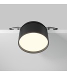 Maytoni Onda Lampa wbudowana podtynkowa LED 640lm 2200K-4000K Czarny DL024-12W-DTW-B Maytoni Onda Lampa wbudowana podtynkowa LED 640lm 2200K-4000K Czarny DL024-12W-DTW-B