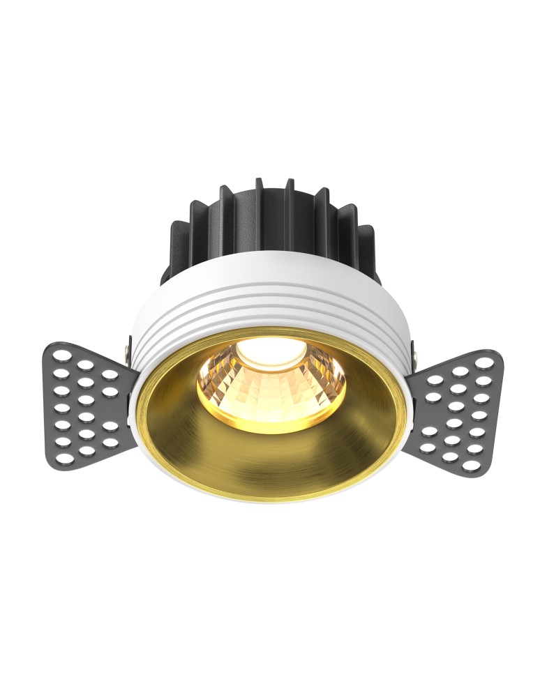 Maytoni Round Lampa wbudowana podtynkowa LED 920lm 3000K Mosiądz DL058-12W3K-TRS-BS Maytoni Round Lampa wbudowana podtynkowa LED 920lm 3000K Mosiądz DL058-12W3K-TRS-BS