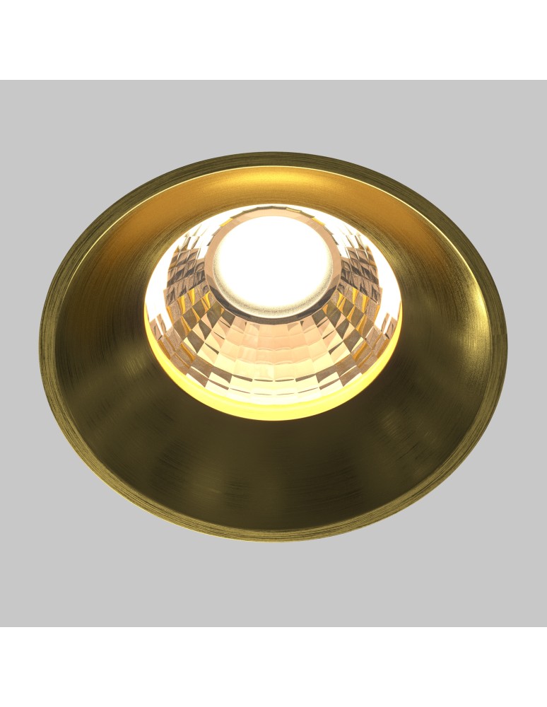 Maytoni Round Lampa wbudowana podtynkowa LED 920lm 3000K Mosiądz DL058-12W3K-TRS-BS Maytoni Round Lampa wbudowana podtynkowa LED 920lm 3000K Mosiądz DL058-12W3K-TRS-BS